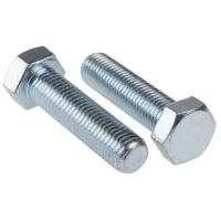 Болт шестигранный с полной резьбой М12х30 DIN 933 класс прочности 12.9 оцинкованная сталь