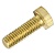Болт шестигранный М8х80 DIN 933 латунь